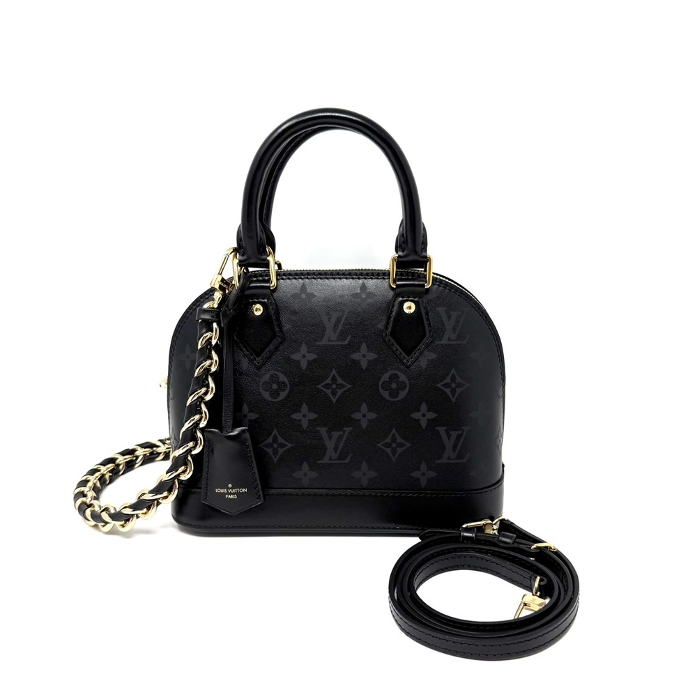 Louis Vuitton Monogram Ink Alma BB Chain Black Limited Edition